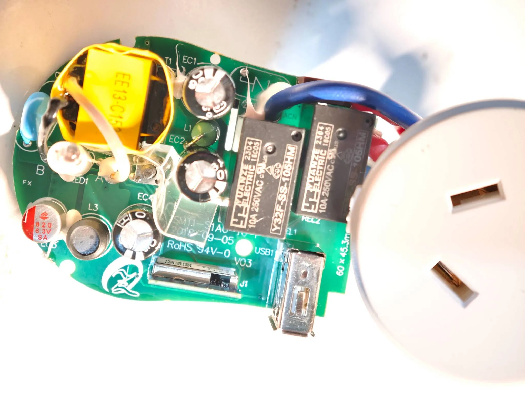PCB from top
