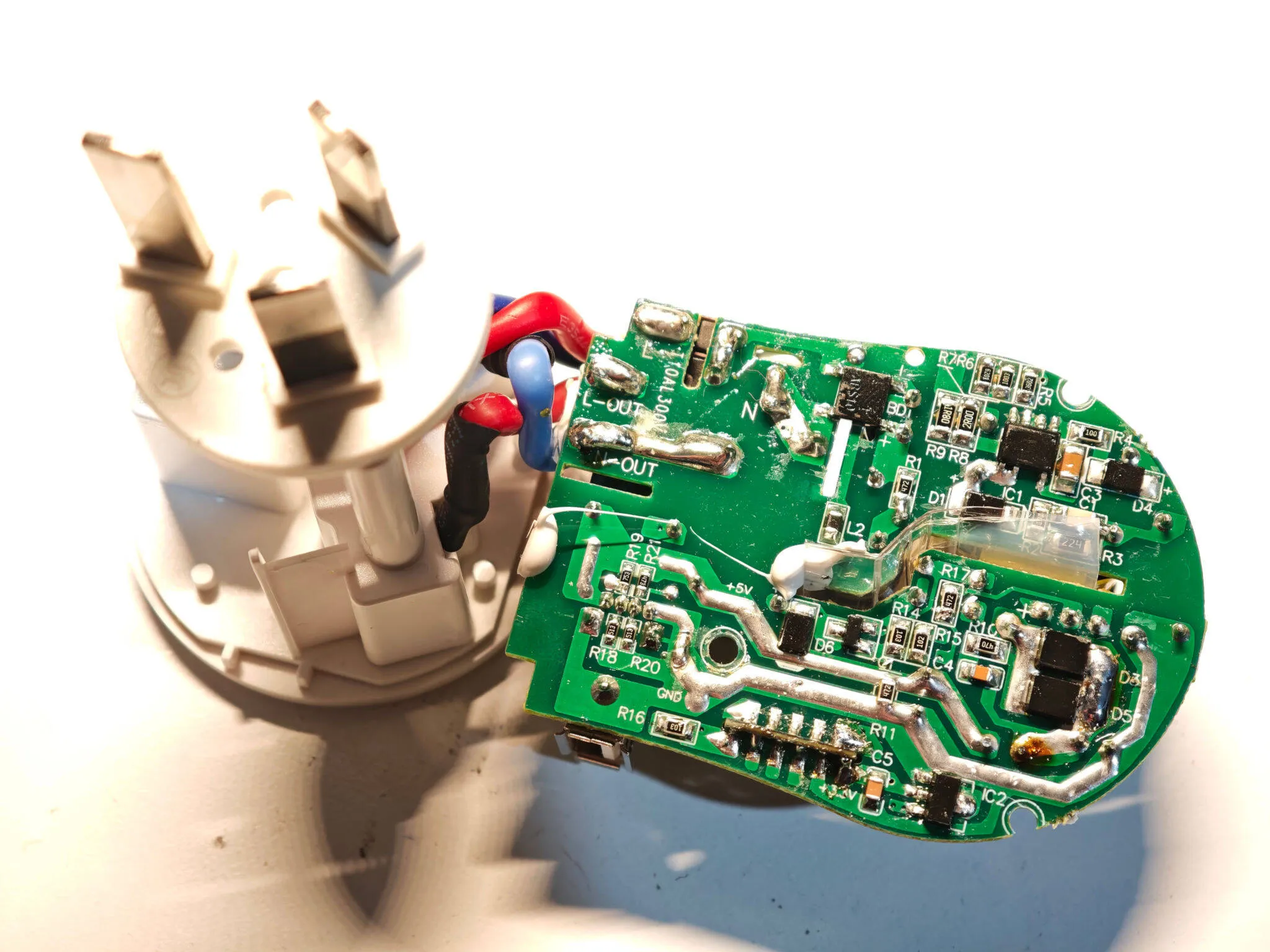 PCB from bottom