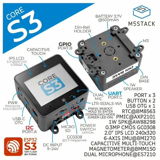M5Stack CoreS3